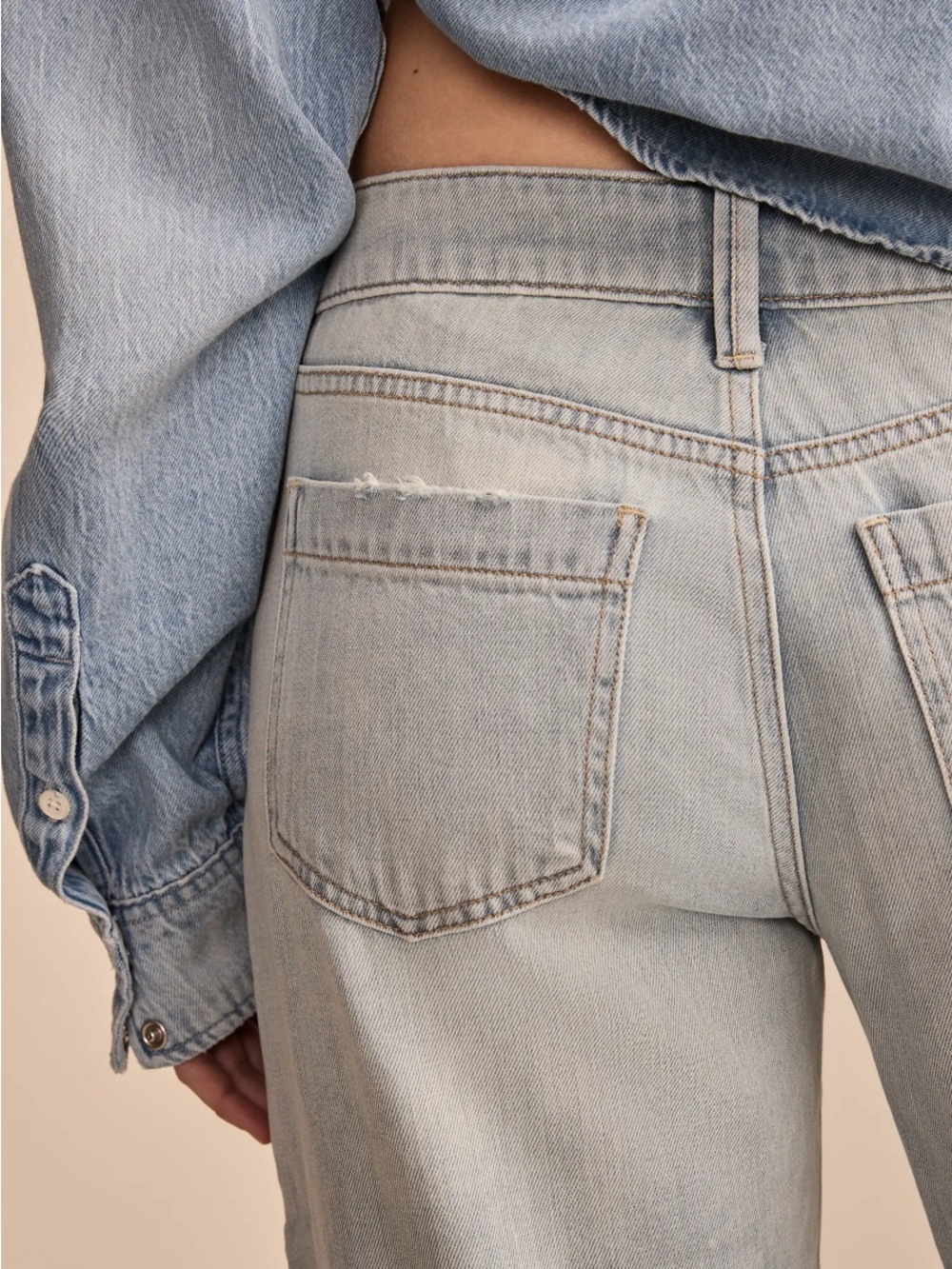 Lucky Brand Light Blue Palazzo Wide Leg Jeans - Picture 10 of 13